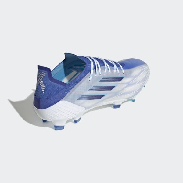 Adidas White X Speedflow.1 Firm Ground Cleats