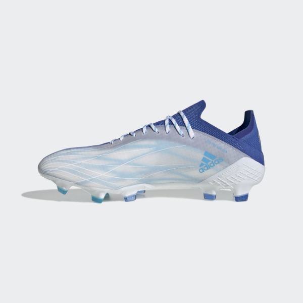 Adidas White X Speedflow.1 Firm Ground Cleats