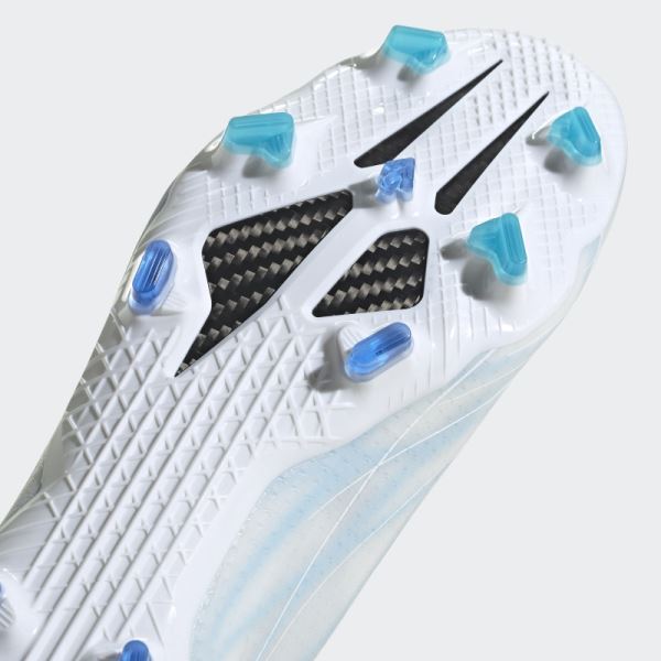 Adidas White X Speedflow.1 Firm Ground Cleats