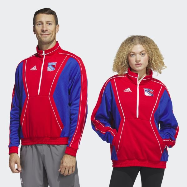 Red Adidas Rangers Classics Sweatshirt