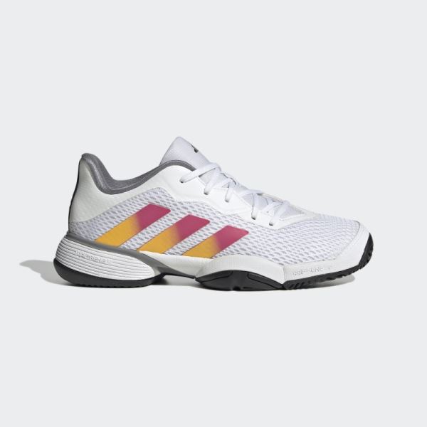 White Barricade Tennis Shoes Adidas