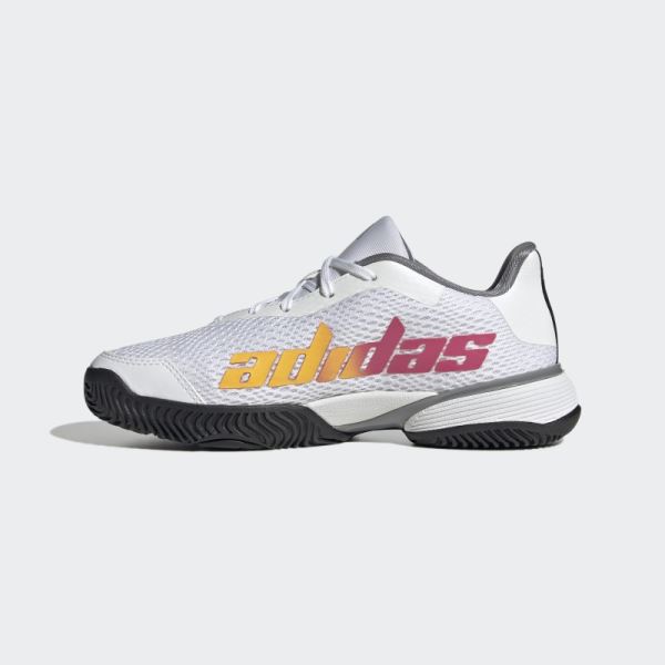 White Barricade Tennis Shoes Adidas