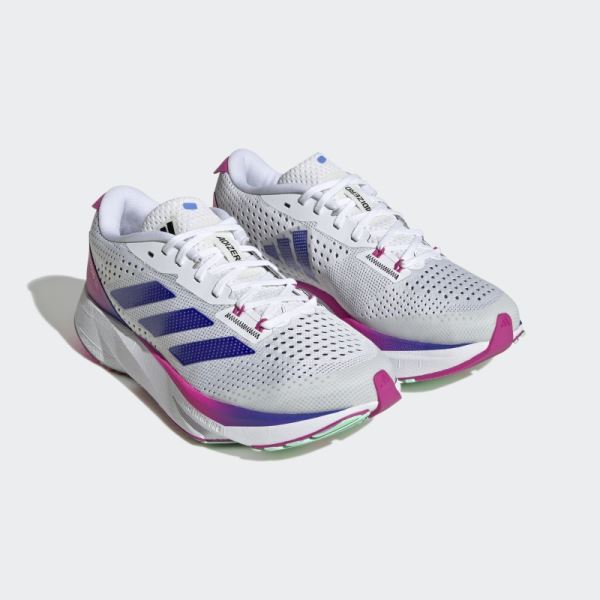 Adidas White Adizero SL Shoes