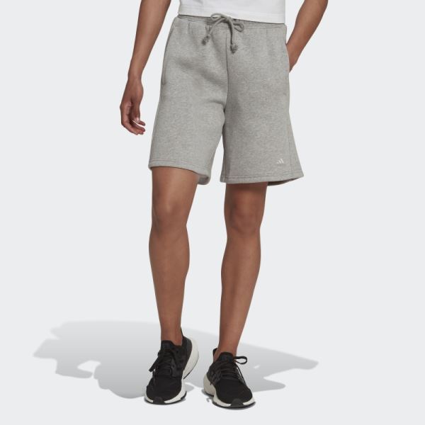 Medium Grey ALL SZN Fleece Shorts Adidas