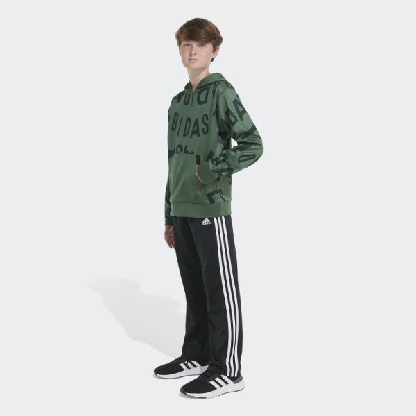 Adidas Green Oxide Lineage Love Pullover Hoodie