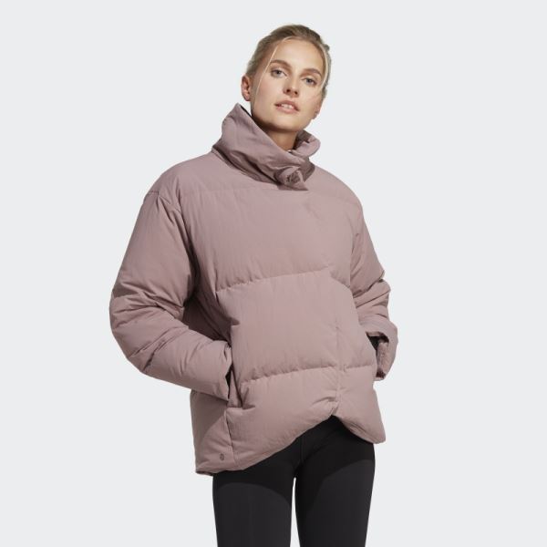 Big Baffle Down Jacket Adidas Purple