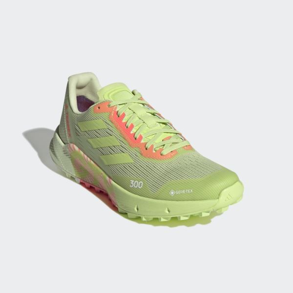 Terrex Agravic Flow 2.0 GORE-TEX Trail Running Shoes Lime Adidas