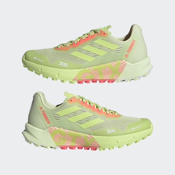 Terrex Agravic Flow 2.0 GORE-TEX Trail Running Shoes Lime Adidas