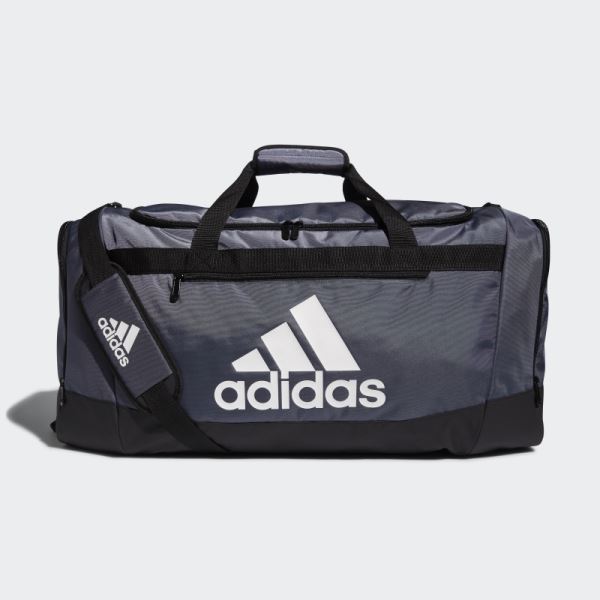 Adidas Medium Grey Defender Duffel Bag Large