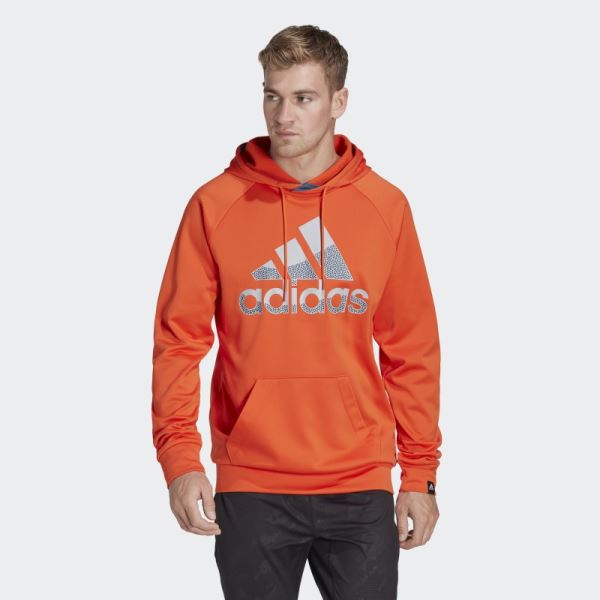 AEROREADY Game and Go Big Logo Hoodie Adidas Orange