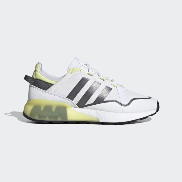 White Adidas ZX 2K Boost Pure Shoes