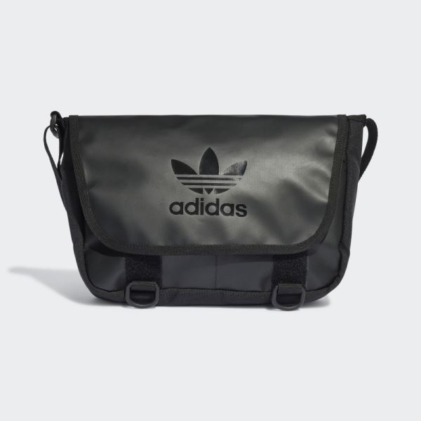 Black Adidas Adicolor Archive Messenger Bag