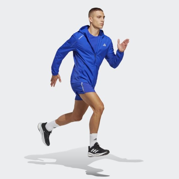 Adidas Blue Marathon Warm-Up Jacket