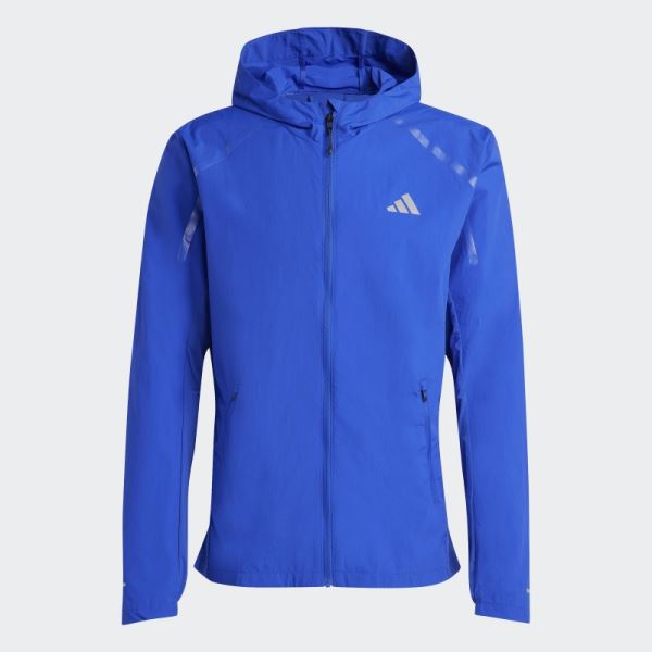 Adidas Blue Marathon Warm-Up Jacket