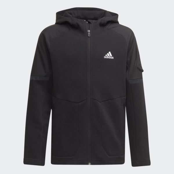 Designed for Gameday Full-Zip Hoodie Adidas Black