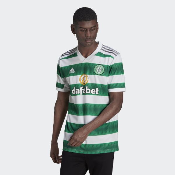 Adidas White Celtic FC 22/23 Home Jersey