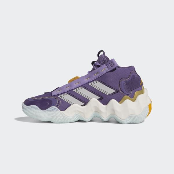 Tech Purple Exhibit B Candace Parker Mid Basketball Shoes Adidas