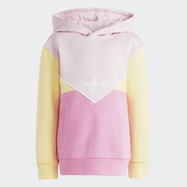 Adidas Pink Adicolor Hoodie Set