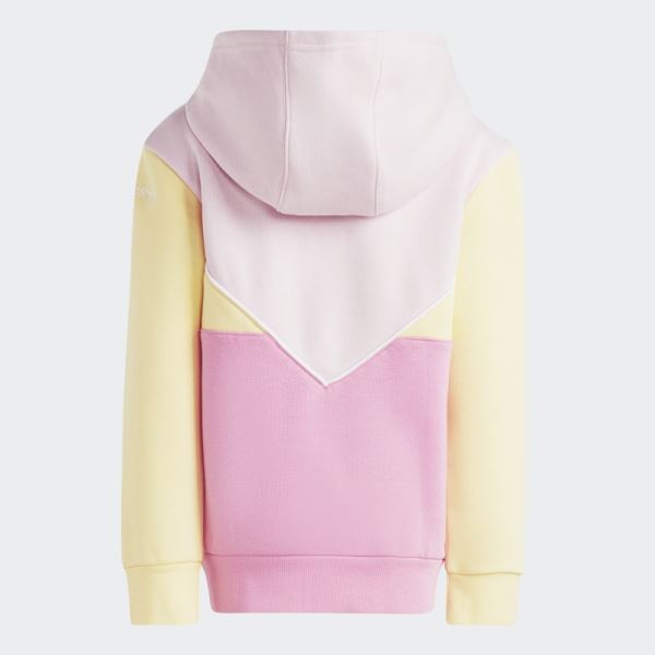 Adidas Pink Adicolor Hoodie Set