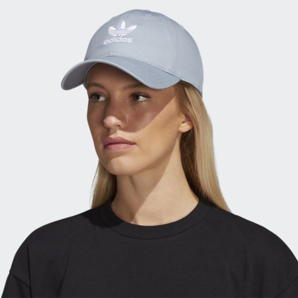 Adidas Relaxed Strap-Back Hat Light Grey