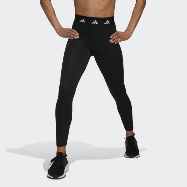 Adidas Black Techfit Period Proof 7/8 Leggings