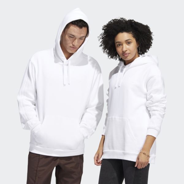 Adidas White Heavyweight Shmoofoil Hoodie (Gender Neutral)