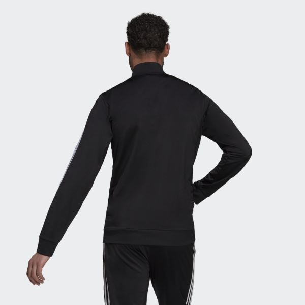 Essentials Warm-Up 3-Stripes Track Jacket Adidas Black