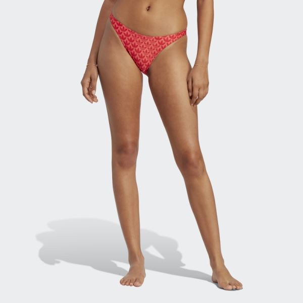 Originals Monogram Bikini Bottoms Adidas Scarlet