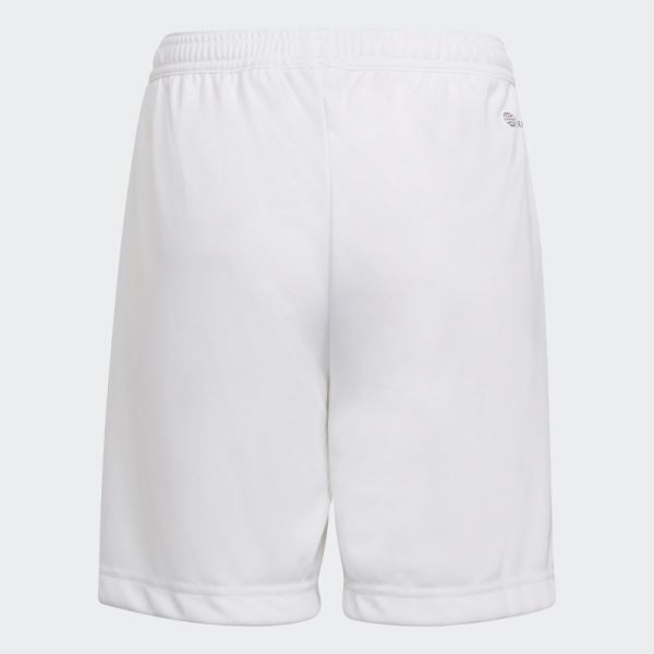 Adidas White Entrada 22 Shorts