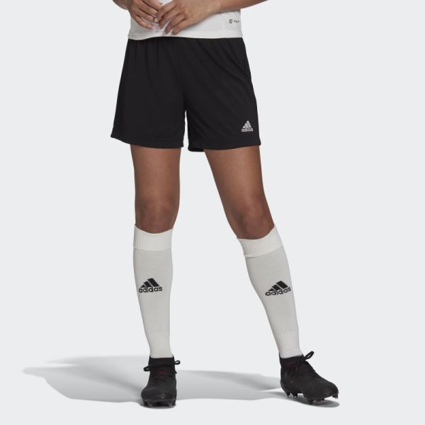 Black Adidas Entrada 22 Shorts