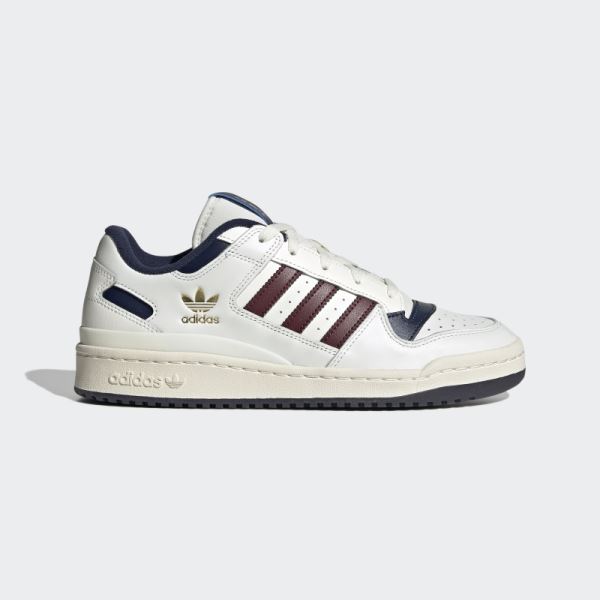 Adidas White Forum Low CL Shoes