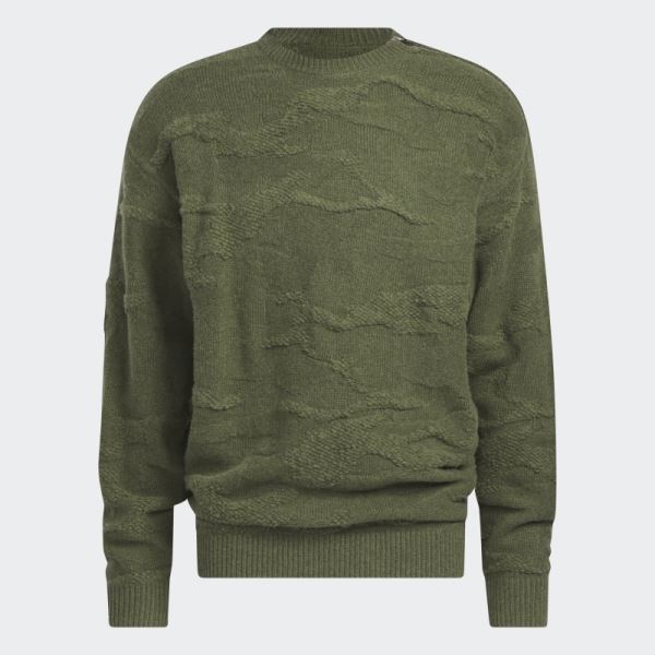 Knit Crewneck Sweatshirt (All Gender) Pine Adidas