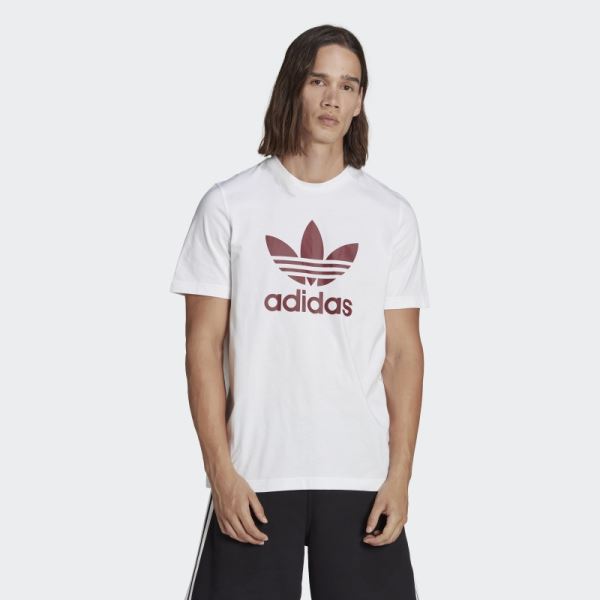 Adidas Adicolor Classics Trefoil Tee Red