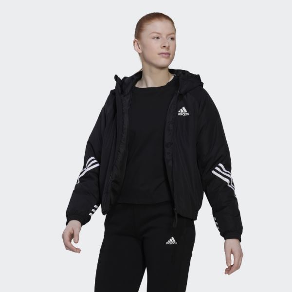 Black Adidas Back to Sport Hooded Jacket