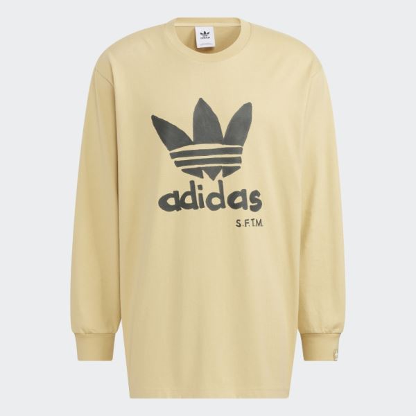 Hazy Beige Song for the Mute Long Sleeve Tee Adidas