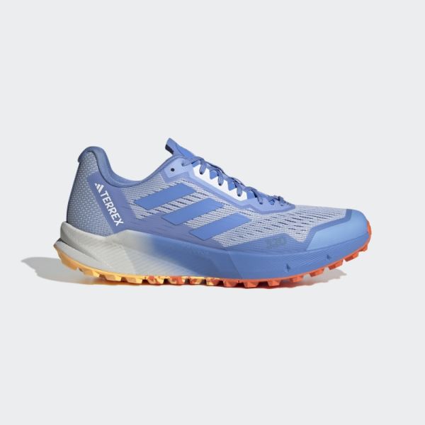 Adidas TERREX Agravic Flow 2.0 Trail Running Shoes Blue Dawn