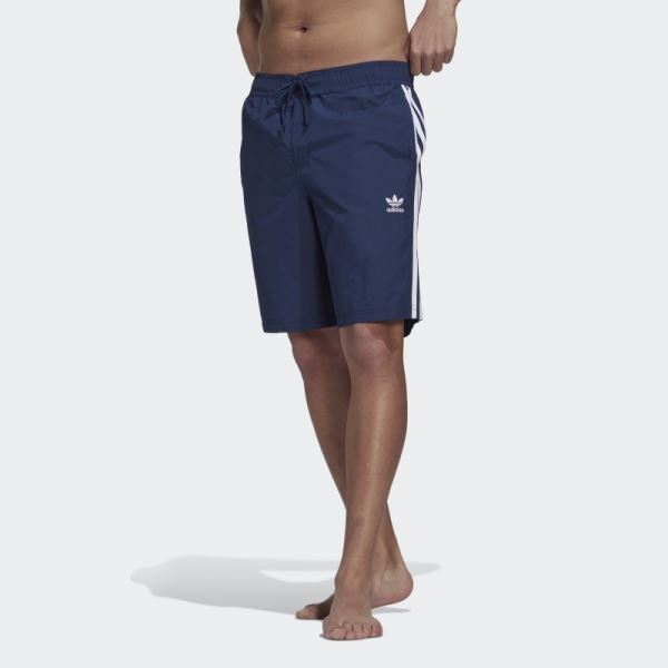 Night Indigo Adicolor 3-Stripes Board Shorts Adidas