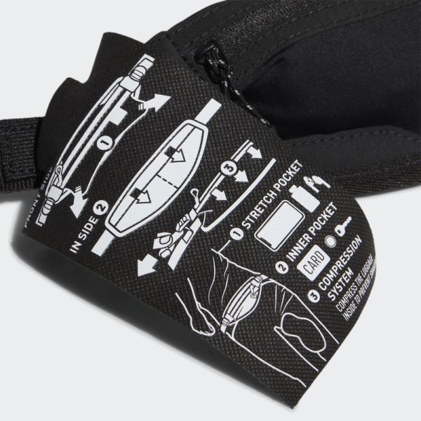 Adidas Black Running Waist Bag Fashion