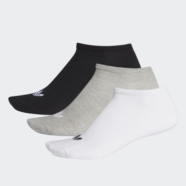 Adidas Trefoil Liner Socks 3 Pairs White