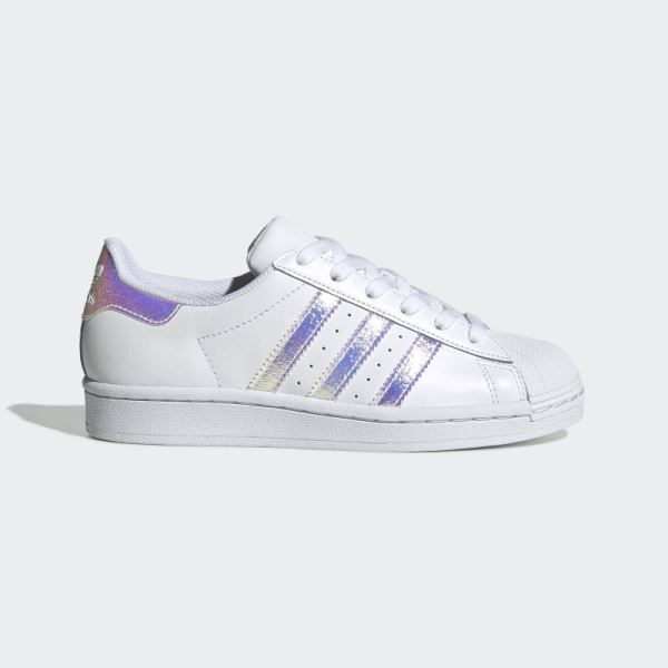 White Adidas Hot Superstar Shoes