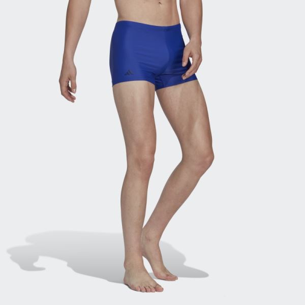 Blue Bold 3-Stripes Swim Boxers Adidas