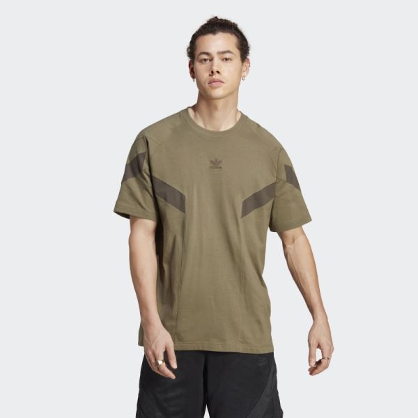 Olive Adidas Rekive T-Shirt Hot