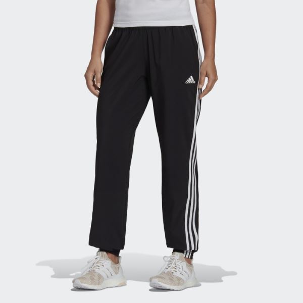 Black Adidas TRAINICONS 3-Stripes Woven Pants