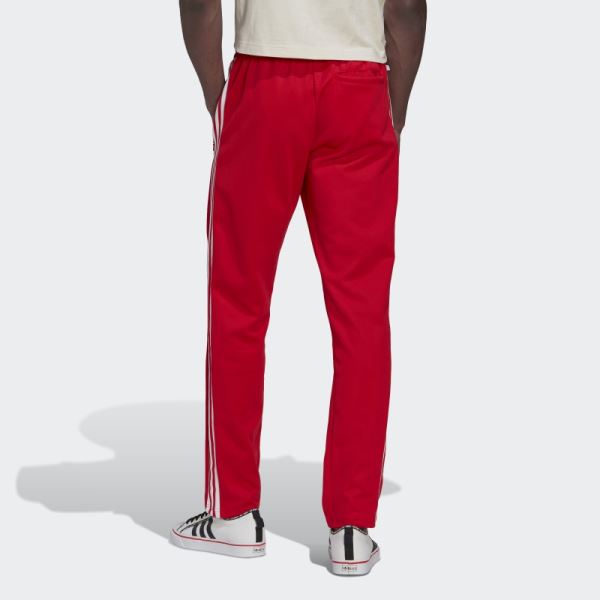 Adidas Adicolor Classics Beckenbauer Primeblue Tracksuit Bottoms Red