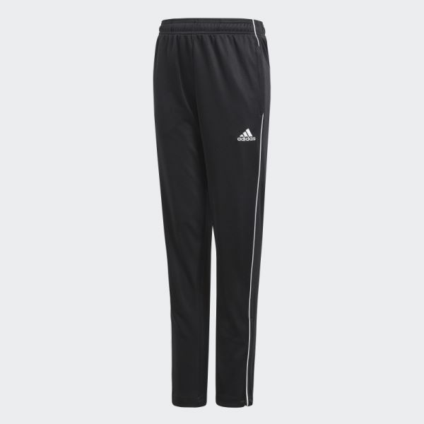 Core 18 Training Tracksuit Bottoms Black Adidas