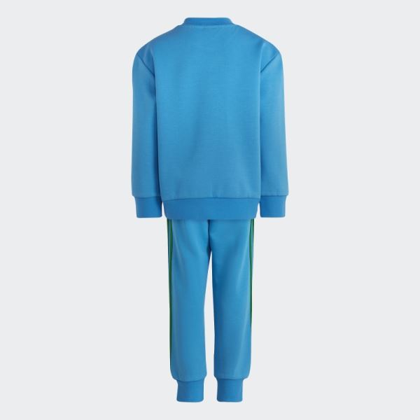 Adidas x Classic LEGO Crew Sweatshirt and Pant Set Blue Fashion