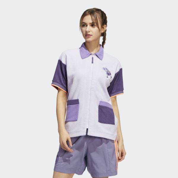 Purple Tint Adidas Hoop York City Shooting Shirt