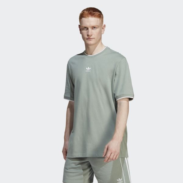 Adidas Rekive T-Shirt Fashion Silver Green