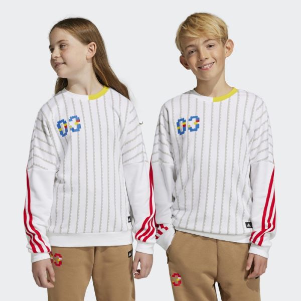 Adidas x Classic LEGO Crewneck Sweatshirt White Hot