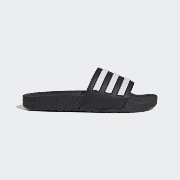 Black Adidas Adilette Boost Slides